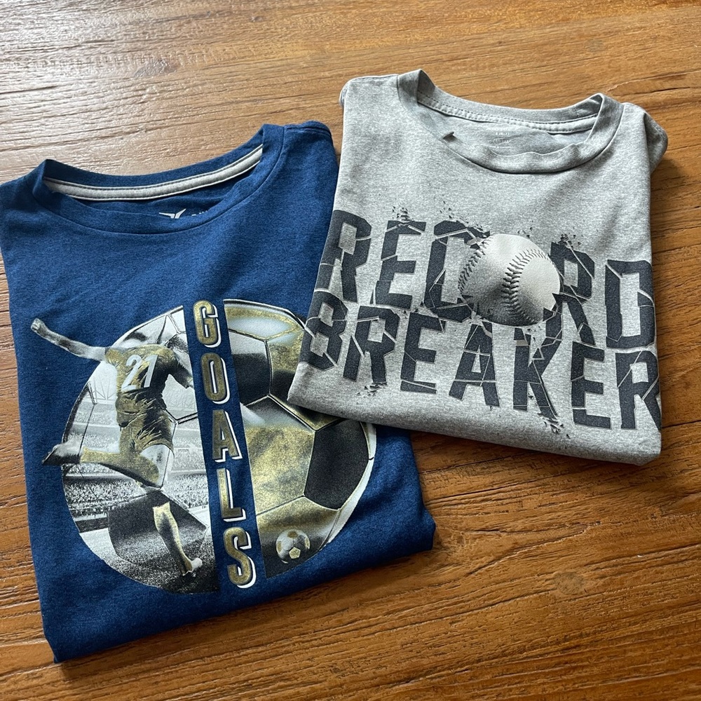 Two Ol Navy Active Dry tees. Worn once.